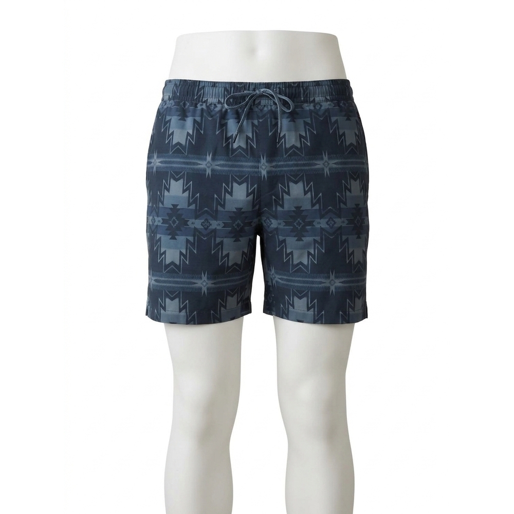 NEW FAHERTY doug good feather's shorelite shorts in night navy stars